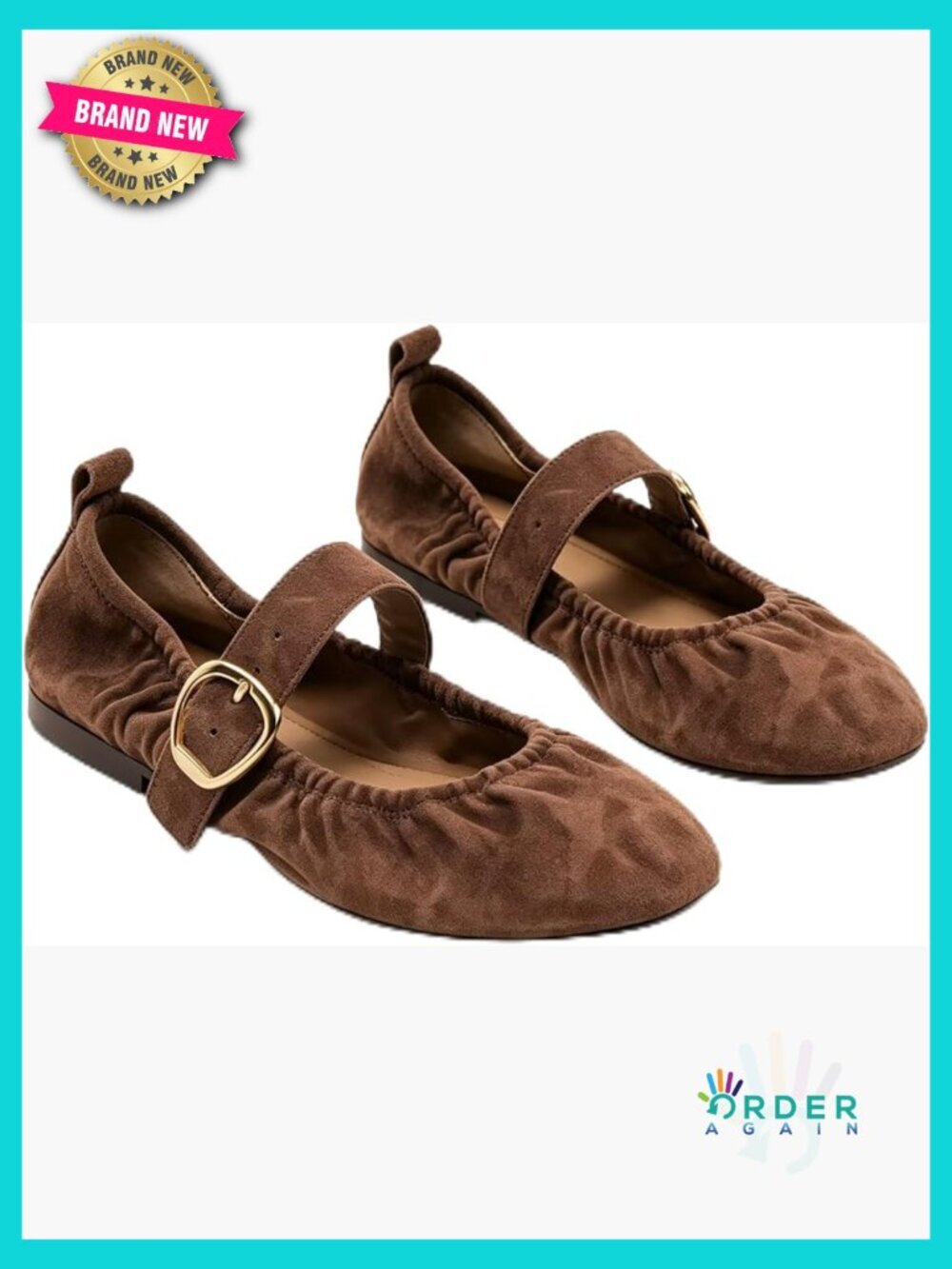 Ruching Slip On Ballet Flats Mary Jane Shoes Women Soft Sole Comfort Business